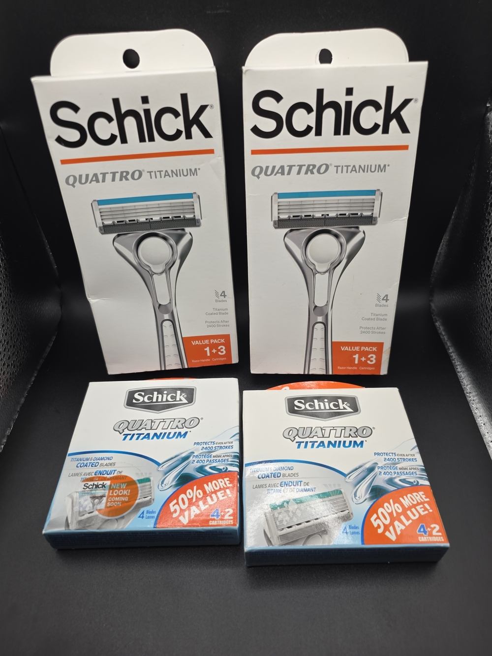 Schick Quattro Titanium Razor Value Pack